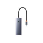 هاب 5 پورت USB-C باسئوس مدل UltraJoy Series HDMI-4K 30Hz Clarity BS-OH150