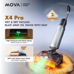 جاروشارژی Mova X4 Pro Wet Dry Vacuum Cleaner - تصویر 2