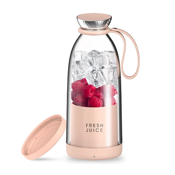 fresh-juice-f500-portable-blender-front-view.webp مخلوط کن قابل حمل Fresh Juice Bottle Blender F500 با ظرفیت 500ML - تصویر 1